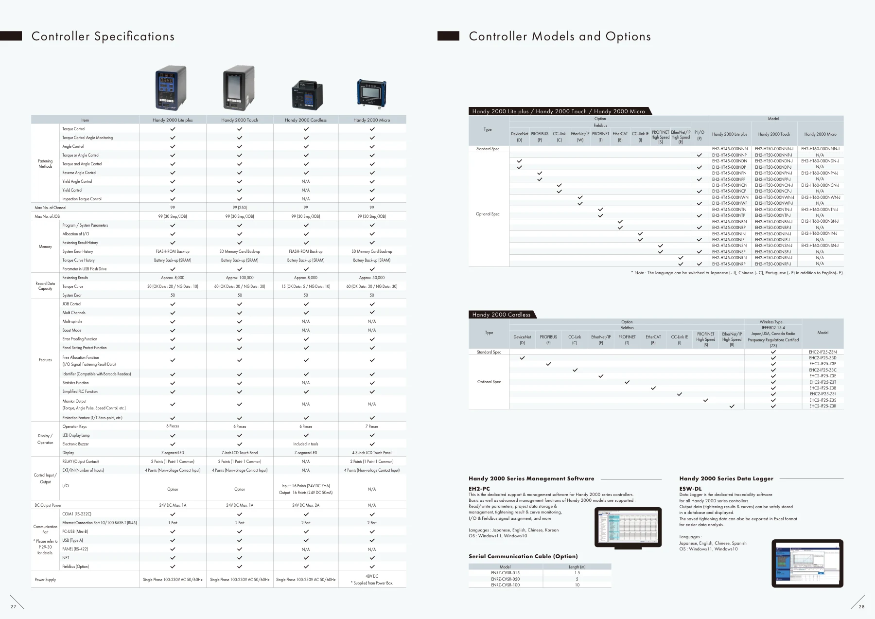 ESTIC EH2-PC — Software de gestión Handy 2000