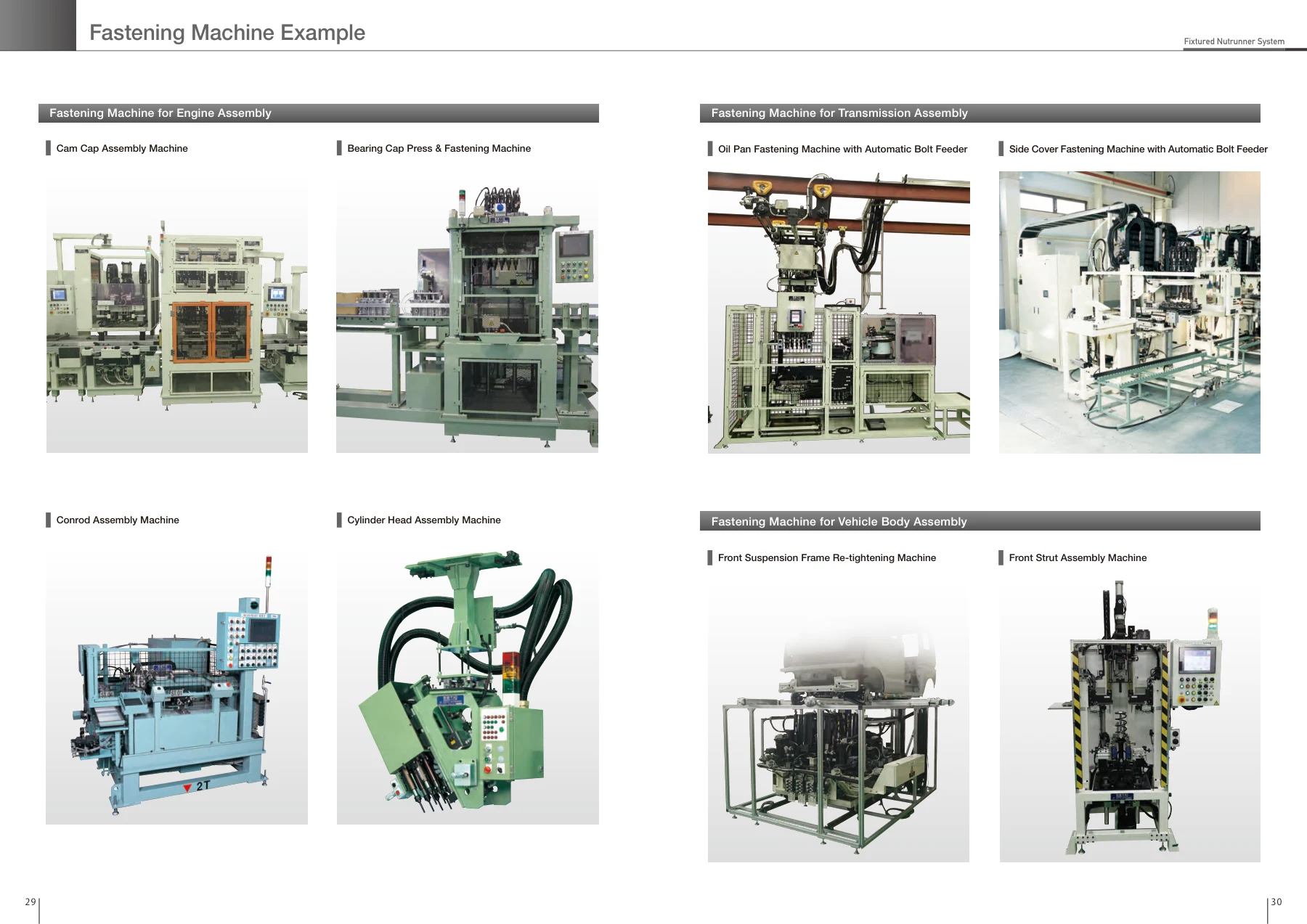 ESTIC Side Cover Fastening Machine — Máquina de apriete de tapa lateral