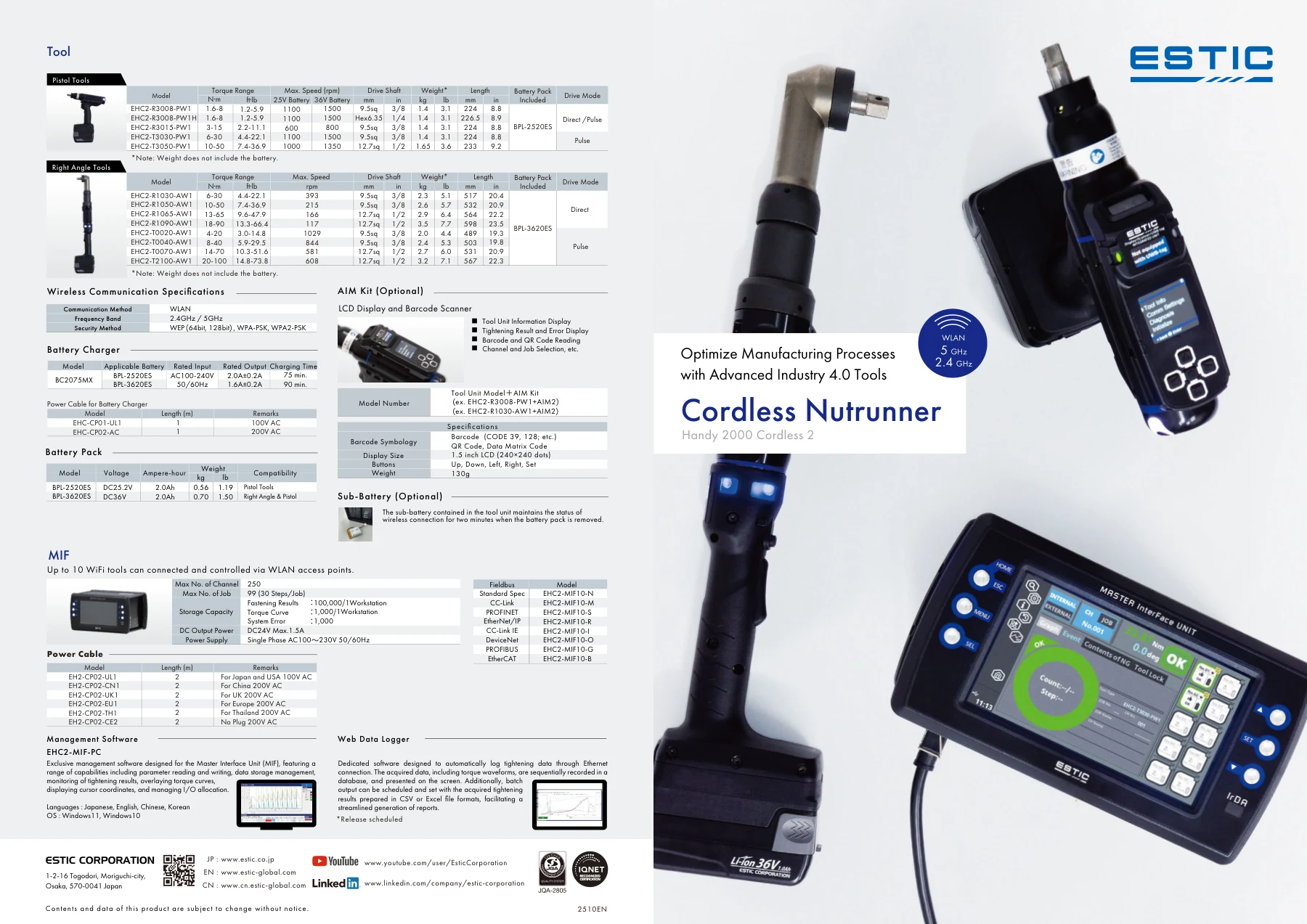 ESTIC EHC2-MIF10-R — Interfaces Cordless 2
