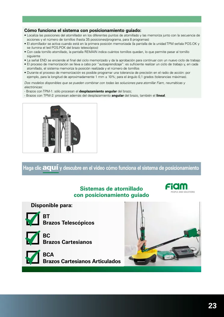 Hoja de catálogo · página PDF 23 · TPM