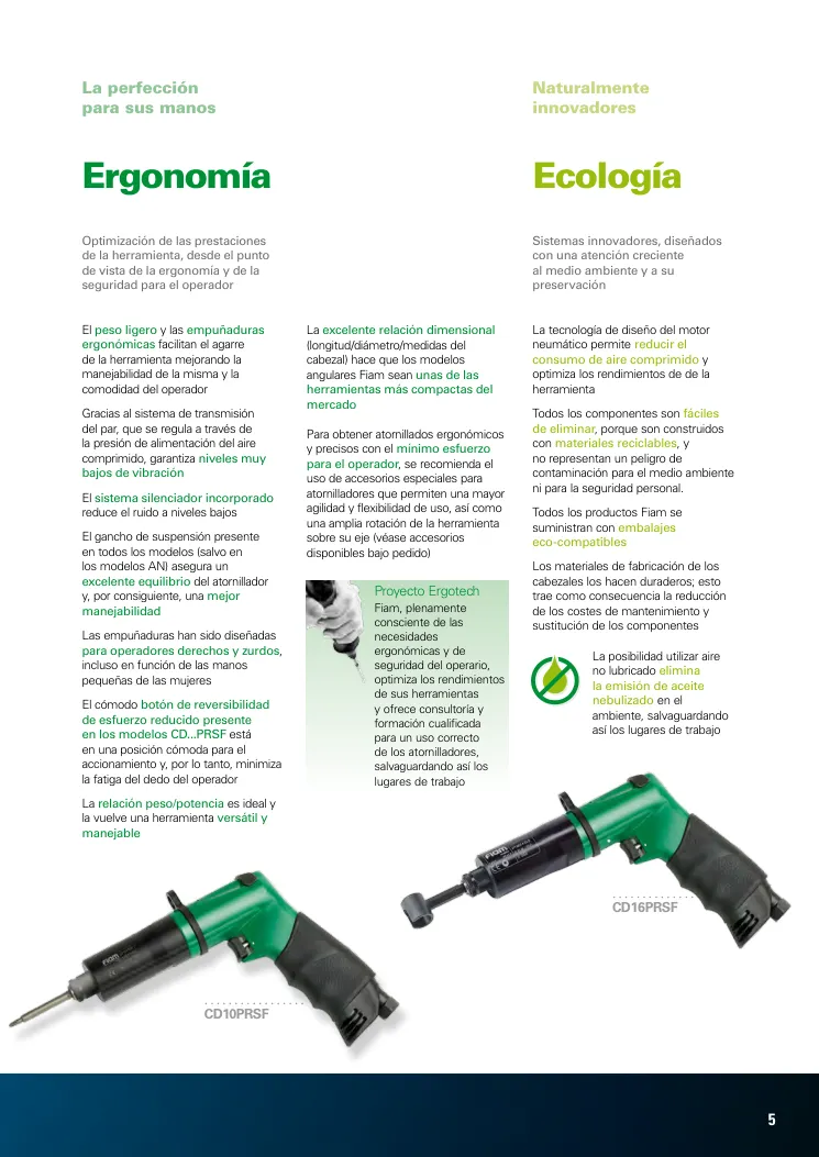 Hoja de catálogo · página PDF 5 · CD10PRSF