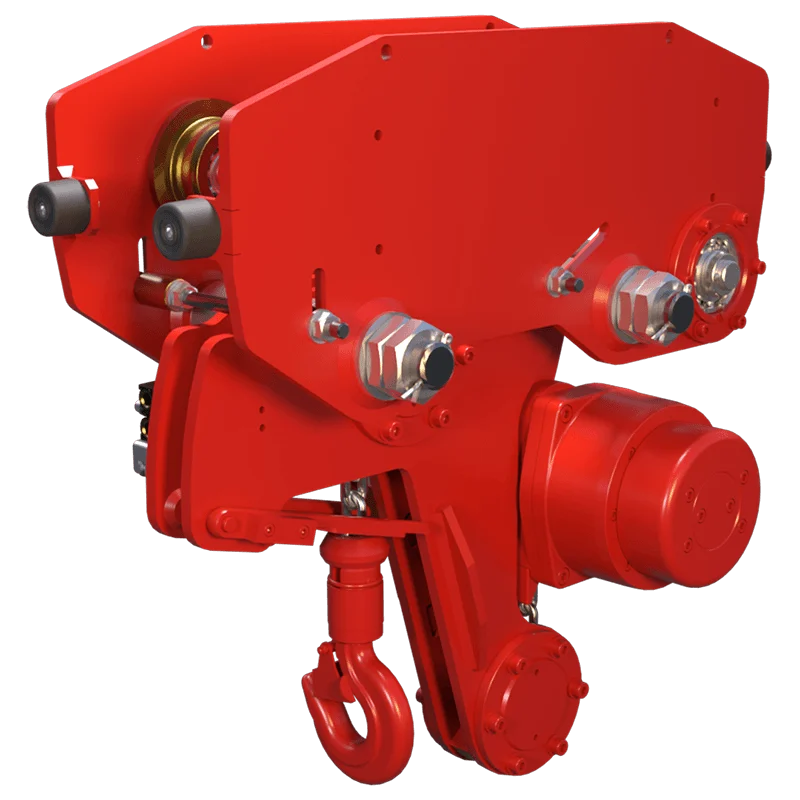 RED ROOSTER LIFTING TCR-1000-LHR Low Headroom Air Hoist — Carros y conjuntos de elevación · neumático