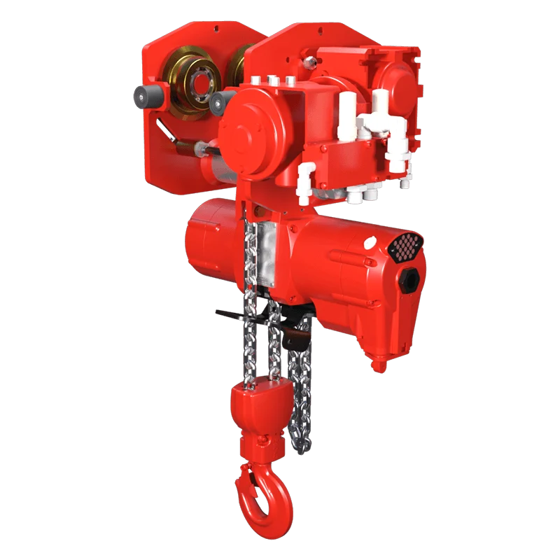 RED ROOSTER LIFTING TCS-980-AT2S High Speed Air Hoist & Trolley — Carros y conjuntos de elevación · neumático