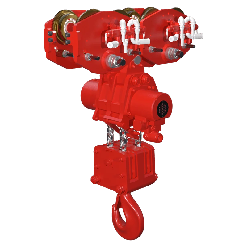 RED ROOSTER LIFTING TMH-50T-AT50-2S Air Hoist & Trolley — Carros y conjuntos de elevación · neumático