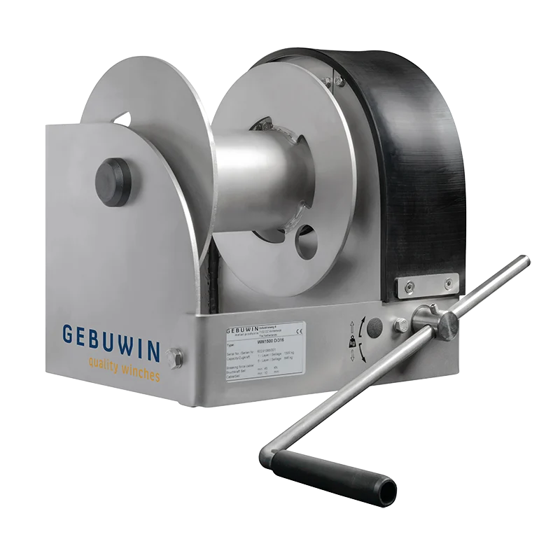 GEBUWIN MR SST Full Stainless Steel 316 Hand Winch — Cabrestantes · manual
