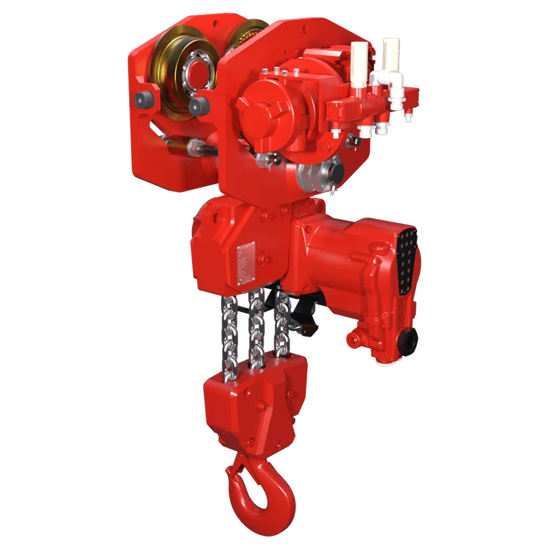 RED ROOSTER LIFTING TMH-9000/3-AT10S Air Hoist & Trolley — Carros y conjuntos de elevación · neumático