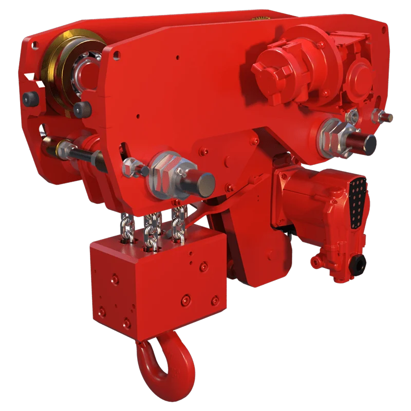 RED ROOSTER LIFTING TMH-15000/5-LHR Low Headroom Air Hoist — Carros y conjuntos de elevación · neumático