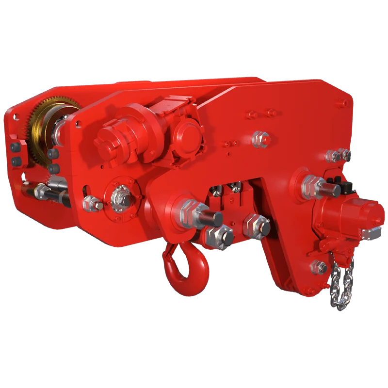RED ROOSTER LIFTING TMH-20T-ULHR Ultra Low Headroom Air Hoist — Carros y conjuntos de elevación · neumático