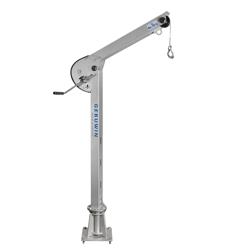 GEBUWIN SD125-500 SST Series Stainless Steel Swivel Davit Crane — Grúas pescante giratorias