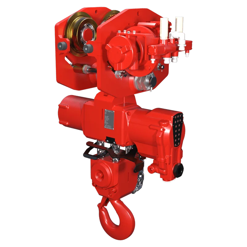 RED ROOSTER LIFTING TMH-12000/4-AT10S Air Hoist & Trolley — Carros y conjuntos de elevación · neumático