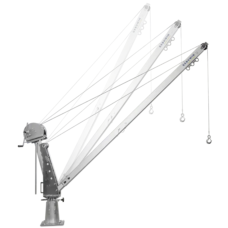GEBUWIN SD900 SWIVEL DAVIT CRANE — Grúas pescante giratorias