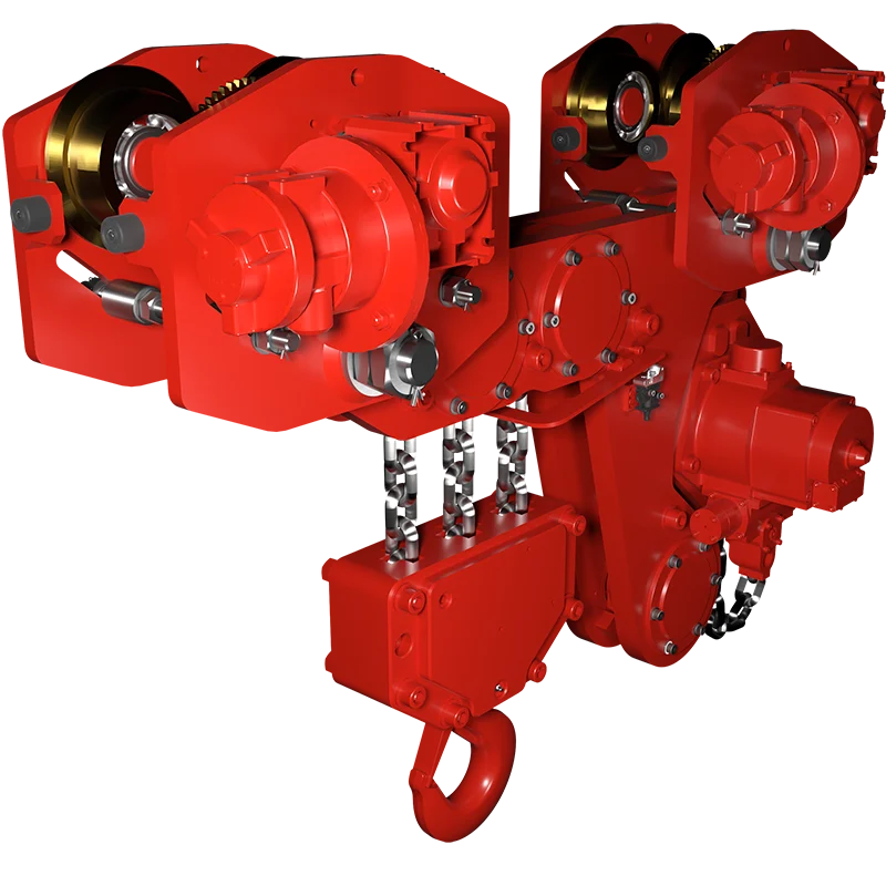RED ROOSTER LIFTING TNC-15/3-LHR Low Headroom Air Hoist — Carros y conjuntos de elevación · neumático