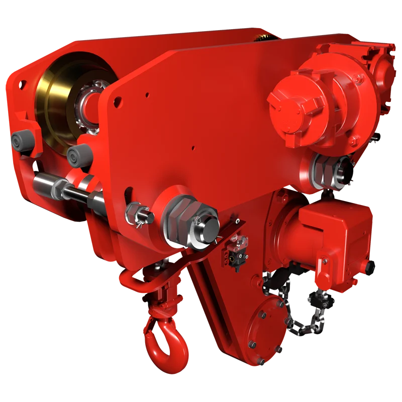 RED ROOSTER LIFTING TCR-3000-LHR Low Headroom Air Hoist — Carros y conjuntos de elevación · neumático