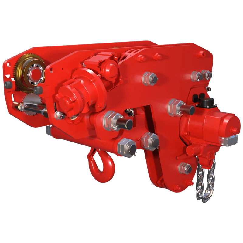 RED ROOSTER LIFTING TMH-10T-ULHR Ultra Low Headroom Air Hoist — Carros y conjuntos de elevación · neumático