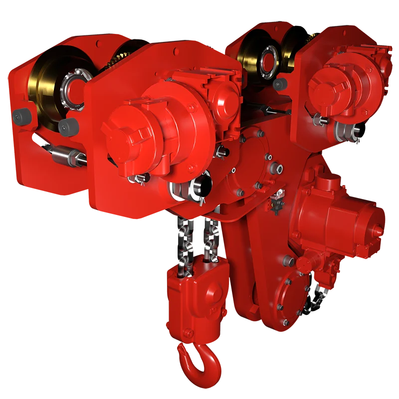 RED ROOSTER LIFTING TNC-25TW-LHR Low Headroom Air Hoist — Carros y conjuntos de elevación · neumático