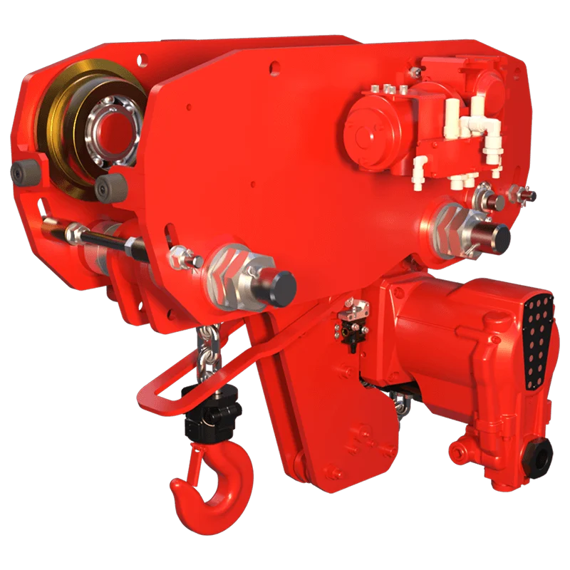 RED ROOSTER LIFTING TMH-3000-LHR Low Headroom Air Hoist — Carros y conjuntos de elevación · neumático