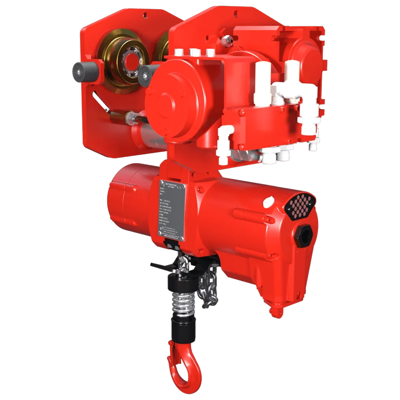 RED ROOSTER LIFTING TCS-500-AT2S High Speed Air Hoist & Trolley — Carros y conjuntos de elevación · neumático