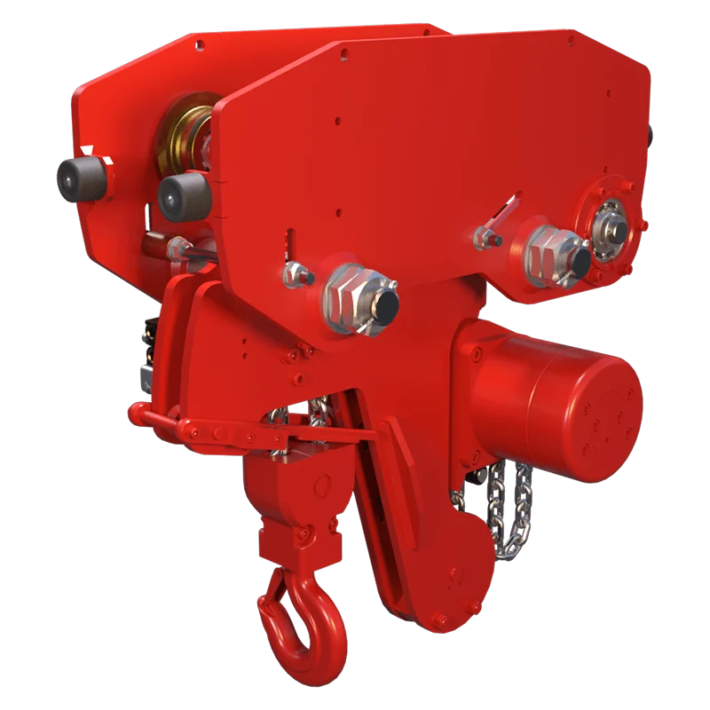 RED ROOSTER LIFTING TCR-1000/2-LHR Low Headroom Air Hoist — Carros y conjuntos de elevación · neumático