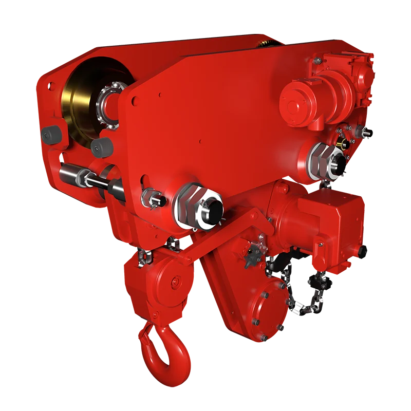 RED ROOSTER LIFTING TCR-6000-LHR Low Headroom Air Hoist — Carros y conjuntos de elevación · neumático