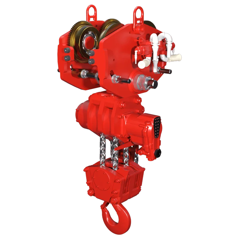 RED ROOSTER LIFTING TMH-20T-AT25S Air Hoist & Trolley — Carros y conjuntos de elevación · neumático