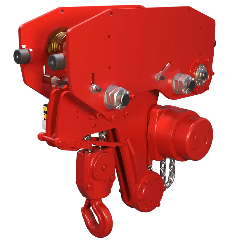 RED ROOSTER LIFTING TCR-2000-LHR Low Headroom Air Hoist — Carros y conjuntos de elevación · neumático