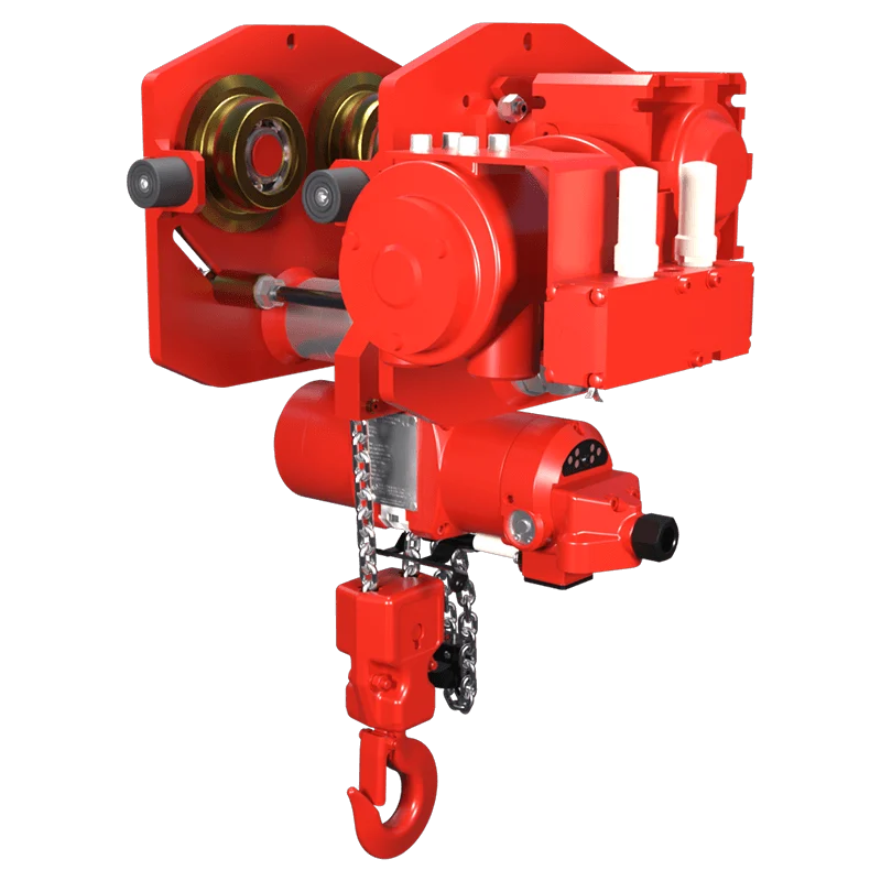 RED ROOSTER LIFTING TCR-500/2-AT2S Mini Air Hoist & Trolley — Carros y conjuntos de elevación · neumático