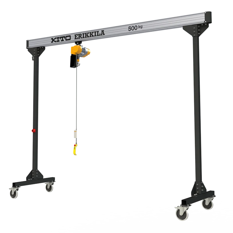 KITO ERIKKILA Single Girder Portal Crane — Pórticos ligeros